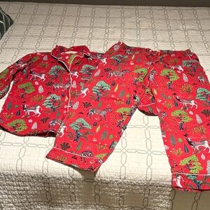 Printfresh Red and Green Pajama Set